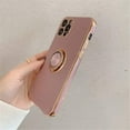thumbnail image 5 of Bumper Stand Case Compatible with iPhone 11, Soft Cover with Ring Holder 360°Ring Holder Kickstand Car Mount Supported Protective Phone Cases (Pink, iPhone 11), 5 of 14