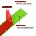 thumbnail image 3 of Uxcell 20mm x 5000mm Flexible TPE Self Adhesive U-Shape Veneer Edging Edge Banding Green, 3 of 6