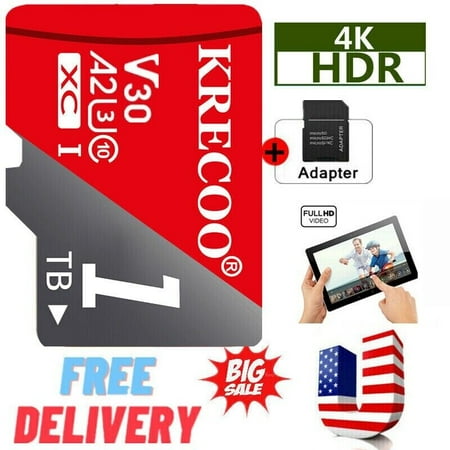 Micro SD Card Ultra Class 10 SDXC SDHC Memory Card Fit for Dash Cams Android Lot
