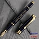 thumbnail image 2 of Pluma estilográfica con grabado de texto dorado para hombre, suministros escolares de lujo de alta calidad, material de papelería de Metal para oficina, regalo de tinta, 2023, 2 of 4