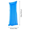 thumbnail image 2 of Adult Inflatable Pool Floating Lounger, Foldable PVC Floating Bed Recliner, Portable Pool Float Chair for Summer Pool Party Beach Vacation Relaxation(Yellow), 2 of 6