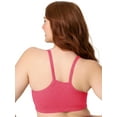 thumbnail image 2 of Kindly Yours Natural Comfort Cotton Wire-Free Pullover Wrap Front Bralette, Sizes S-XXXL, 2 of 8