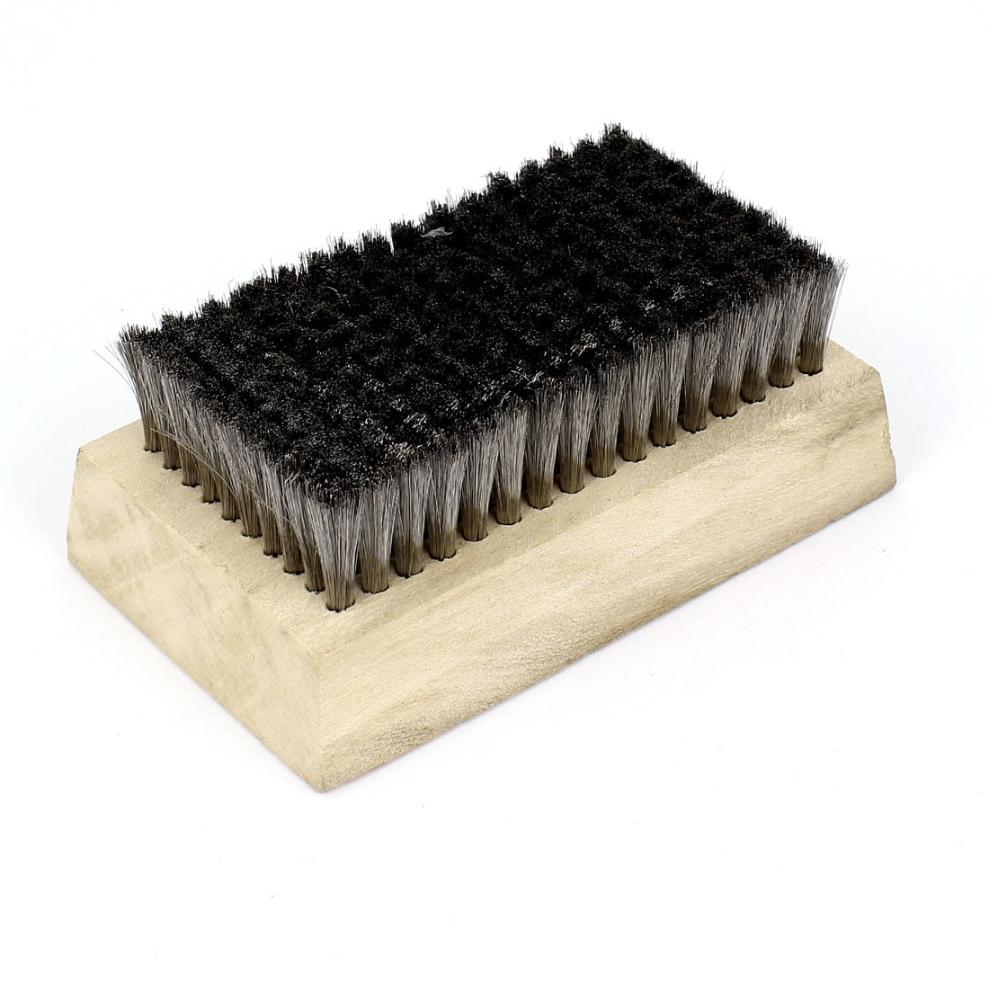 11cm Long Wooden Handle Stainless Steel Wire Brush for Anilox Roller Cleaning