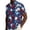 Dark Blue, variant on American Flag Hawaiian Shirt for Men 1776 Short Sleeve Casual Button Down Shirts Independence Day Summer Clothing Vermilion L