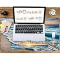 thumbnail image 6 of 4-in-1 Large Gaming Mouse Pad, Keyboard Wrist Rest Pad & Wrist Support Mousepad Set, Extended Desk Pad Waterproof Desk Mat for Home Office Study Game-Beach, 6 of 6