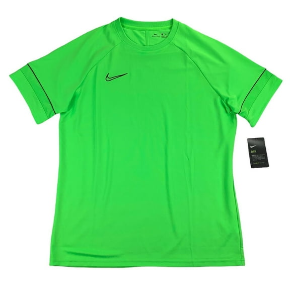 Nike Men's Academy Soccer T-Shirt Neon Green Size S MSRP $25