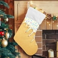 thumbnail image 5 of Coolnut Christmas Stockings 2 Pack Ice Cream Cone Food Sweet Xmas Stockings 17.7 inch Fireplace Hanging Stockings for Family Christmas Decoration, 5 of 6