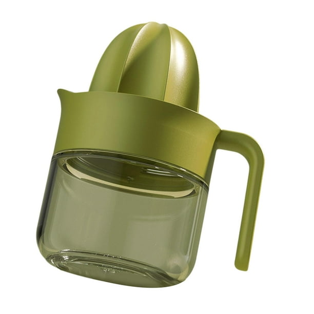 Exprimidor de limón y naranja Exprimidor manual de gran capacidad para limón y mandarina Verde