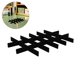 thumbnail image 1 of unbranded Separadores De Para Con Superficie Antideslizante Y Protección Rayones Negro, 1 of 8
