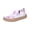 Purple Pink, variant on Butterfly Print Loafers for Women Comfortable Anti-Slip Wide Width Platform Breathable Upper Thick Platform Sole Summer Casual Footwear Gray 41
