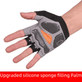 thumbnail image 3 of Guantes de ciclismo, fitness, levantamiento de pesas, medio dedo, antideslizantes, tácticos, para gimnasio, deportes al aire libre, guantes protectores solares para hombres y mujeres, 3 of 6
