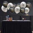 thumbnail image 5 of WRISTBIQUE 15Pcs Assorted Color Latex New Year Balloons Set with Printing and Confetti for Party Decor, 5 of 5