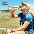 thumbnail image 6 of Yayeee 20oz Insulated Water Bottle Double Wall Stainless Steel with Flip Straw Lid, Black Deer, 6 of 7