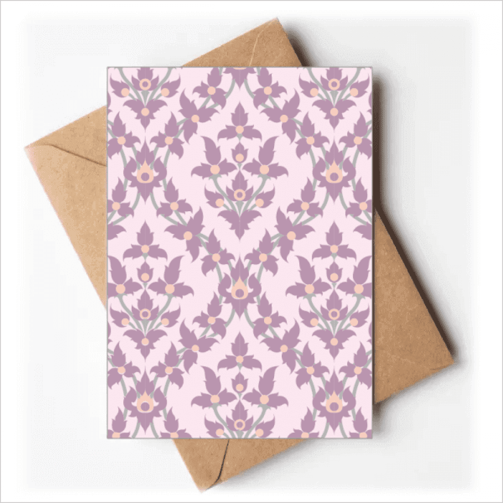 Lilac Colour Decorative Classic Flowers Greeting Cards You are Invited Invitations