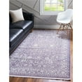 thumbnail image 1 of Unique Loom 3129967 5 x 8 ft. Olympia New Classical Rectangular Rug, Purple, 1 of 1