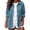 Blue, variant on Tqcoqu Women Corduroy Shacket Button Down Loose Long Sleeve Casual Jacket, Button Down Front with Dual Pockets,Women's,Size S-XXXL