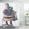 thumbnail image 1 of SUTTOM Rideau de Douche Coloré DreamWorks Trolls Chef Tote Bergens Film Enfants 60x72 Pouces, 1 of 1