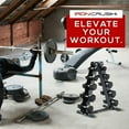 3 50LB Hex Rubber Dumbbell With Metal Handles Weight Set Rubber Coated rubber-hex-dumbbells-dumbbell-set-iron-bull-strength