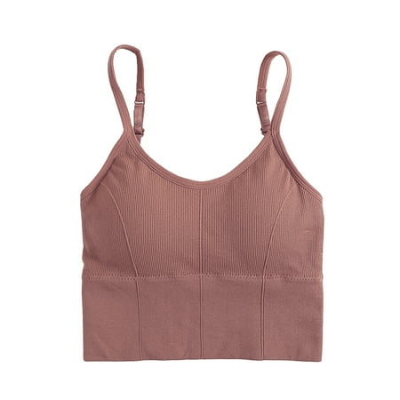 Seamless T-Shirt Bra for Women One Size Bean paste colorG124873