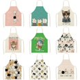 thumbnail image 2 of Kitchen Apron Cartoon Cat Print Sleeveless Colorful Apron Dinner Party Cooking Apron Adult Baking Accessories Delantal Cocina, 2 of 7