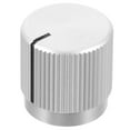 thumbnail image 2 of FUEENIRVA Silver Aluminum Guitar Potentiometer Knobs for Audio Equipment 3Pcs, 2 of 6