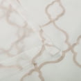 thumbnail image 4 of Superior Lattice Sheer Curtain Set of 2, 52" x 108", Champagne, 4 of 8