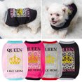 thumbnail image 5 of Puppy Dog Clothes Printed Mesh Tee Pet Vest T Shirt Tank For Small Dogs Summer, 5 of 14