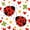 White Yellow, variant on Erosebridal Playful Bug Ladybug Shower Curtain 72Wx72L,Cute Heart Bathroom Curtain,White Black