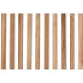 thumbnail image 5 of Baxton Studio Kaleb Rustic Mid-Century Modern Oak Brown Finished Wood Bench, 5 of 5