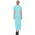 thumbnail image 3 of White Mark Women's Maternity V-neck Maxi Dress, 3 of 5