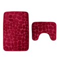 thumbnail image 1 of Non-slip Bathroom Mat+Water Absorbent U-shaped Toilet Rug, 1 of 2