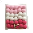 thumbnail image 2 of Grofry Nordic Style Colorful Pom Pom Ball Hanging Garland Birthday Party Nursery Decor White And Pink And Rose, 2 of 8