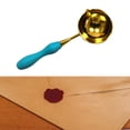 thumbnail image 3 of Vela de Fusión de de Latón, a Vintage de Agarre Cómodo para Sello de sobre , Suministros de Herramientas Baoblaze Cuchara de sello de cera, 3 of 4