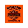 thumbnail image 2 of Harley-Davidson Men's Noble Soul Short Sleeve Crew T-Shirt, Safety Orange (3XL), Harley Davidson, 2 of 2