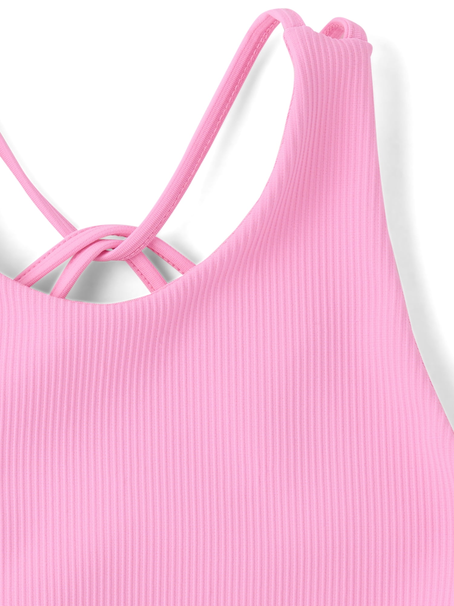 The Children's Place Girls Sleeveless Quick Dry Cross Back Ribbed Tank Top, Sizes XS-XXL