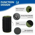 thumbnail image 6 of 2.5" Portable Memory Foam Camping Mattress, Roll-up Sleeping Pad with Non-Slip and Travel Bag, for Car, Guests Sleepover, Green, 6 of 9