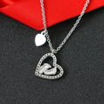 thumbnail image 3 of Feet Heart Necklace Gift Set - To My Mommy, Pregnancy Gifts for First Time Moms, 3 of 5