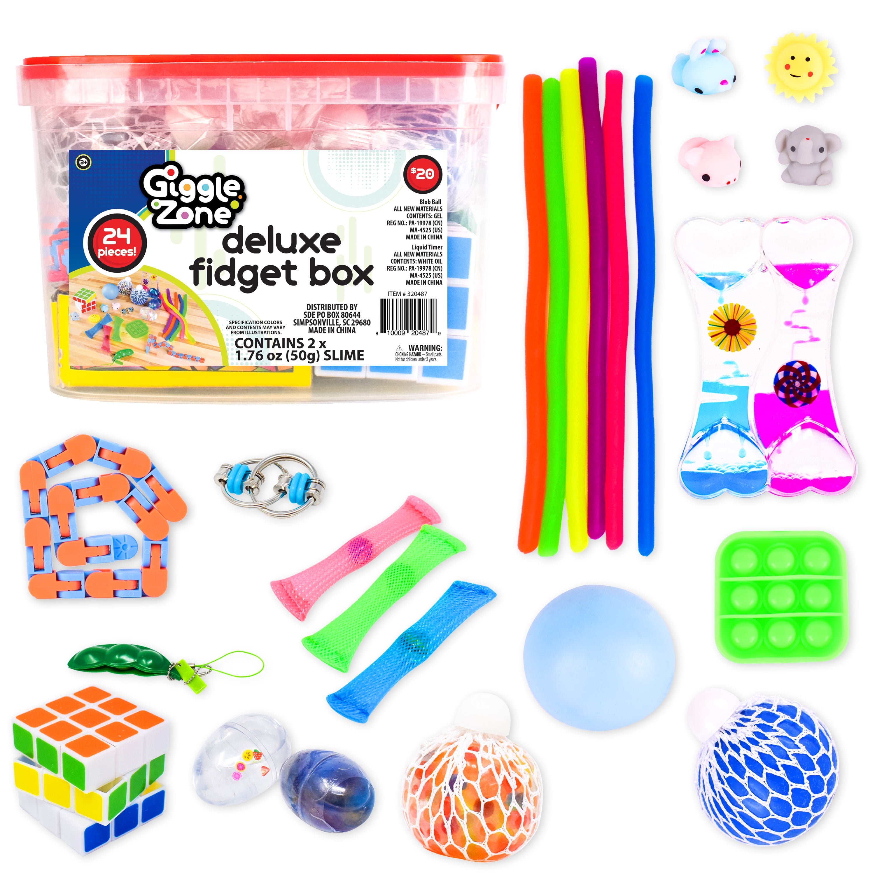 10 items Brand New, Baby Toddler Sensory Play Toy Box Bundle 