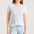 thumbnail image 3 of Uqiangy Workout Tops for Women Quick Dry Gym Running Hiking Tops Yoga Shirts Short Sleeve Athletic Tops with Side Slits Running Gym Tee Top Workout Shirts Breathable T-Shirts White 2XL, 3 of 5