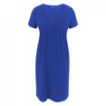 thumbnail image 3 of VALSEEL Pregnant Women Clothes V Neck Short Sleeved Maternity Breastfeeding Casual Dress, 3 of 8