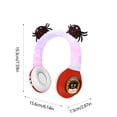 thumbnail image 3 of Bluetooth Headphones for Kids, Halloween Fluffy Spider Wireless Headphones, Volume Reduced Kids Foldable Earphones for School, Home, or Travel, 3 of 5