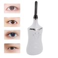 thumbnail image 1 of Heated Eyelash Curler with 3 Adjustable Temperature Modes, 3 Replacement Brush Head Heating Lash Curler, Smart Memory, Light Indicators for Charging, Long Lasting Curls All Day, 1 of 7