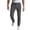 Dark Gray, variant on QQZ Straight Leg Dress Pants For Men, Pleated Button Zip Fly Casual Trousers For Business Daily Travel