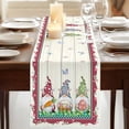 thumbnail image 3 of Table Runners 70 Inches Long Dress Scarves, Gnomes Easter Farmhouse Coffee/Dining/Kitchen Table Decor, Holiday Table Runner, Eggs Tulips Spring Floral Wooden 13x70 Inch, 3 of 9