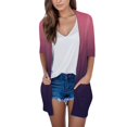 thumbnail image 1 of Long Sleeve Cardigan For Women Fall Open Front Cardigan With Pockets Casual Duster Lightweight Cardigan Sweater, 1 of 4