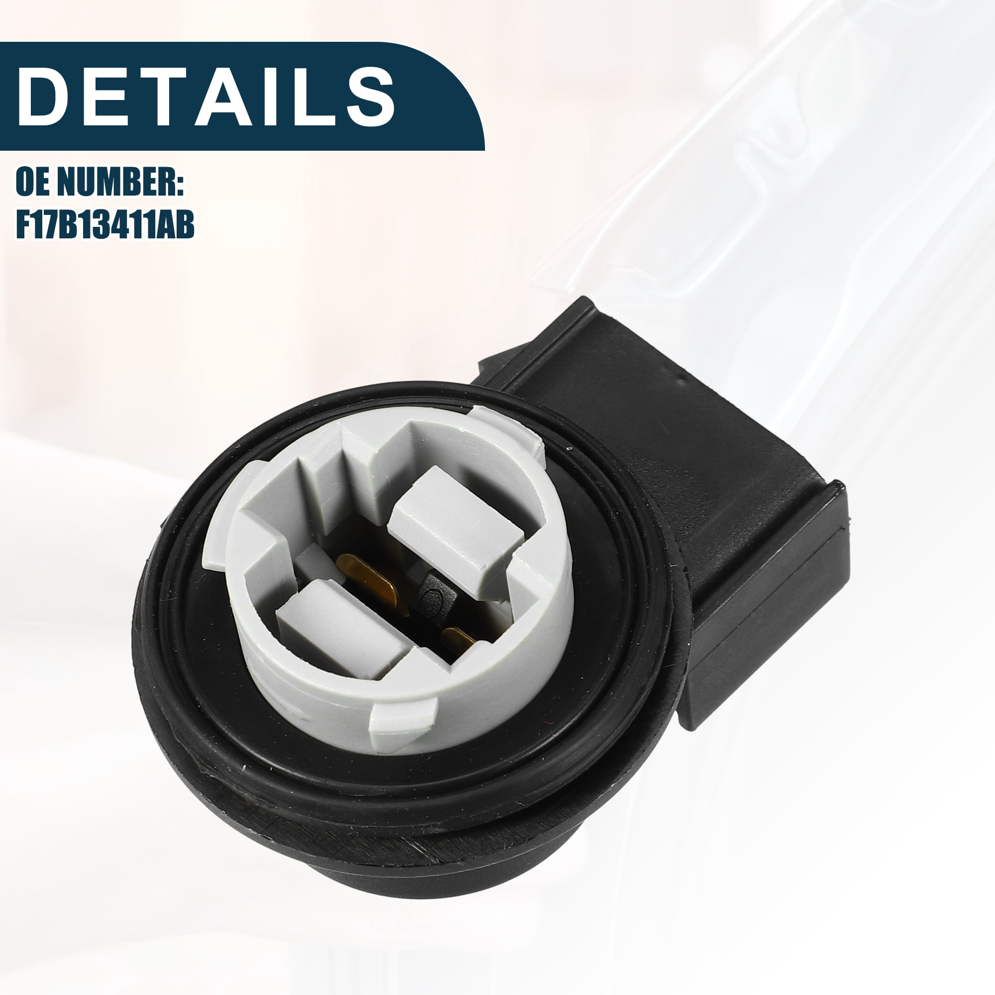 Unique Bargains Turn Signal Tail Light Socket for Ford Focus 3Pins 2U5Z13411BB/F17B13411AB