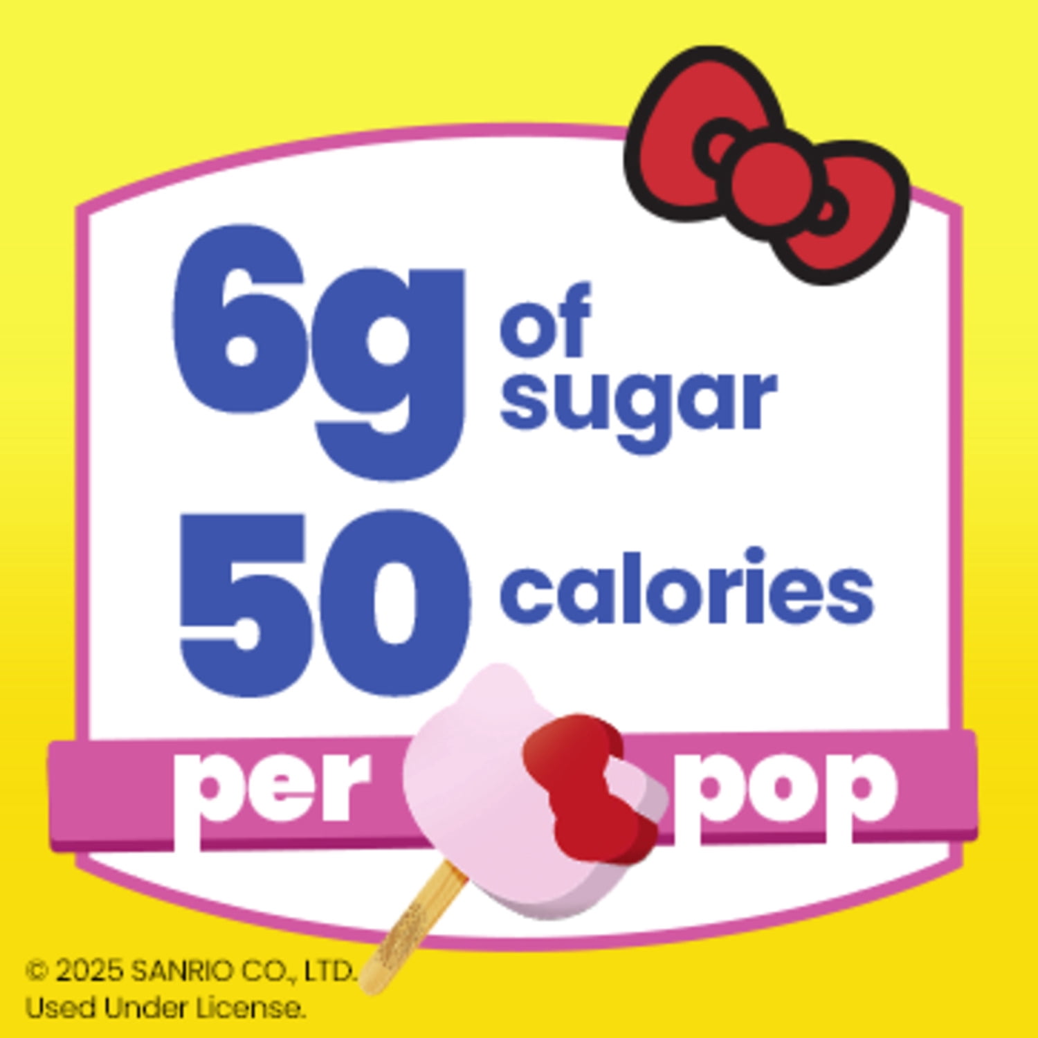 Popsicle Ice Cream Kitty Facepiece 6 PK