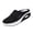 Black, variant on Women's Air Cushion Slip-Ons Orthopedic Walking Slippers Mesh Breathable Lightweight Arch Support Knitted Casual Comfort Outdoor Mules Sneaker
