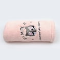 thumbnail image 1 of Toalla de microfibra para el cabello con botón, turbante súper absorbente de secado rápido para mujer, color rosa., 1 of 5