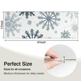 thumbnail image 5 of Blue Christmas Snowflake Pattern Kitchen Rug Mat,Kitchen Runner Rugs Non Skid Washable,Decorative Kitchen Floor Mats for Kitchen,Sink,Laundry,17"X47", 5 of 5